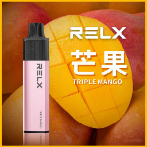 RELX悅刻GA8000口拋棄式一次性電子煙-免充電陶瓷霧化芯超順口【芒果】